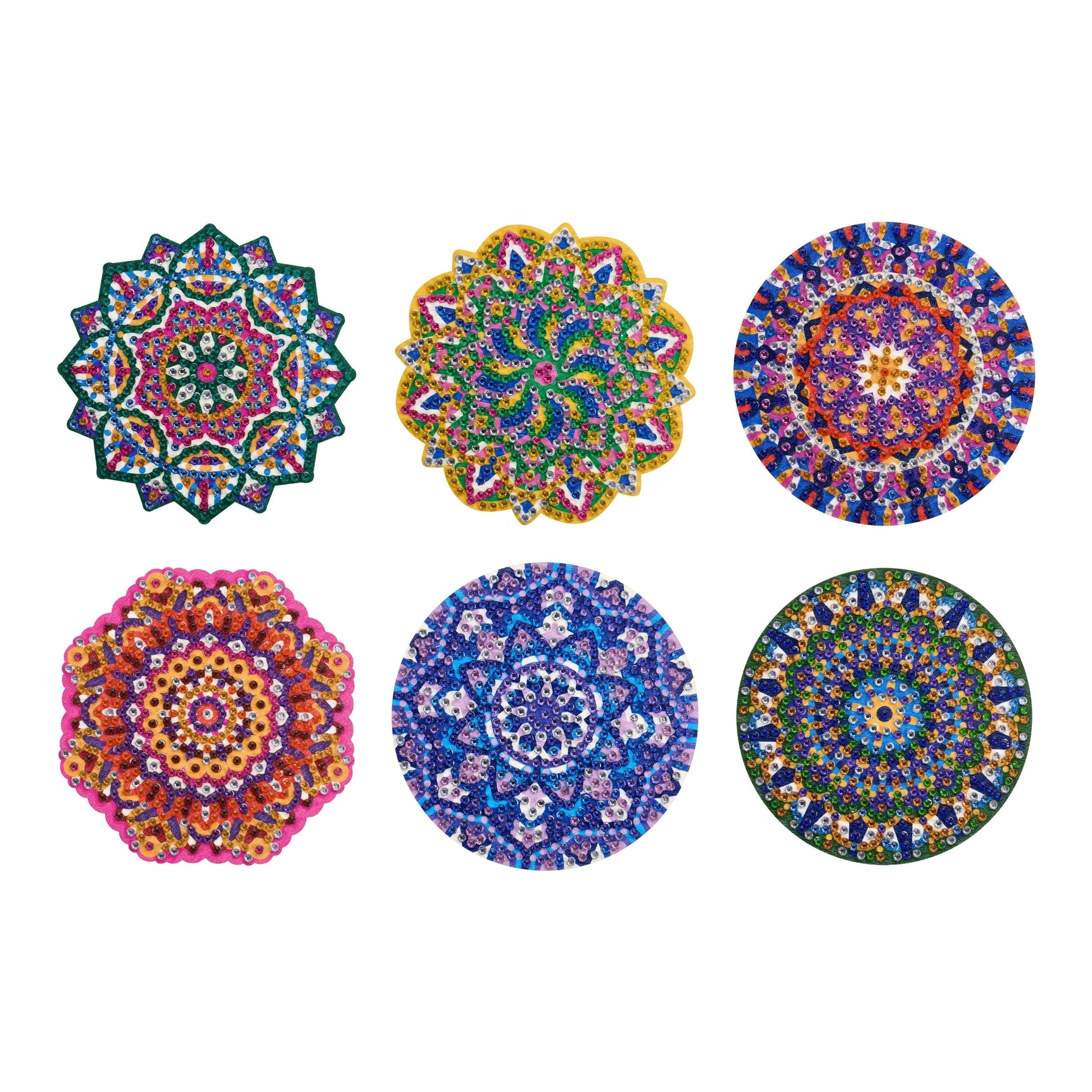 Diamond Art Club Coasters - Mandalas Harmony (6 Pk)